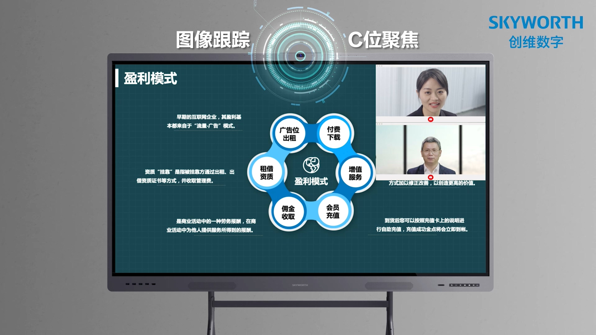 创新赋能生活商务办公-智慧会议屏三维