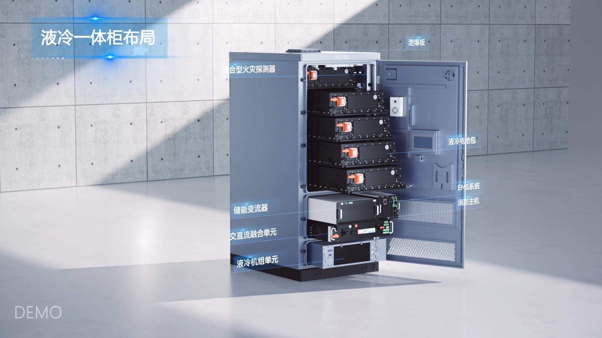 工商储能液冷一体柜-工业设备三...